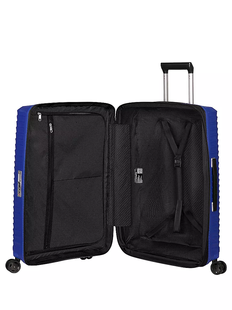 SAMSONITE Trolley UPSCAPE SPINNER 68cm erweiterbar nautical blue blau